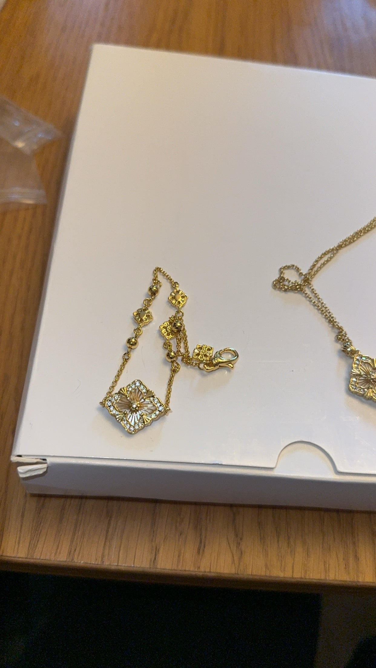 Elsa Gold and White