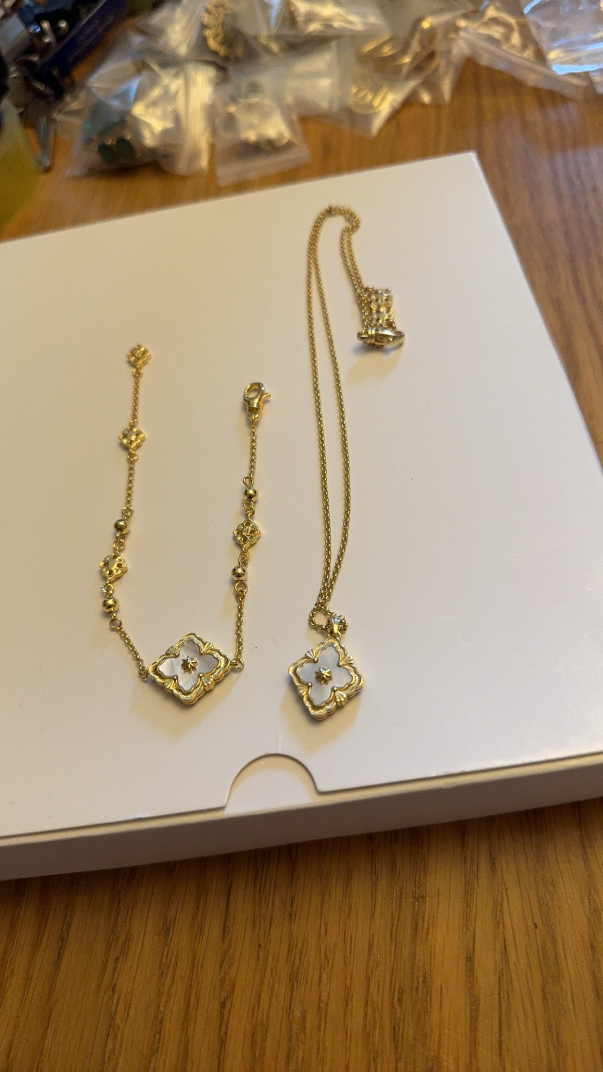 Elsa Gold and White