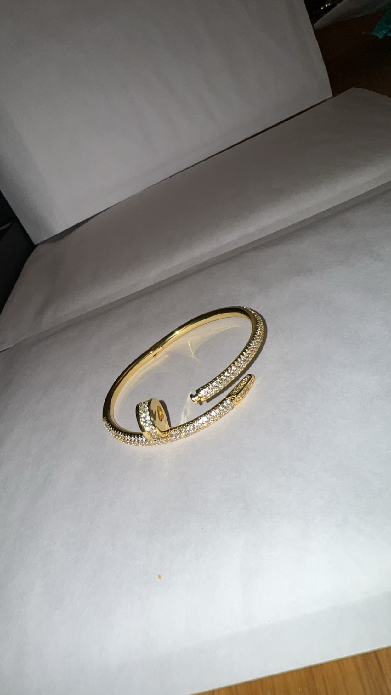 Sparkly Nail Bangle